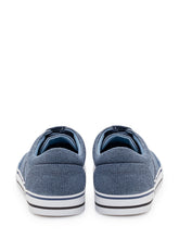DOLCE & GABBANA - Low Top Canvas Sneakers with Laces - Blue - LIDIASHOPPING® - Official Website