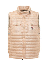MONCLER GRENOBLE - Gilet Guimane with Stand Collar and Horizontal Quilting - Pink - LIDIASHOPPING® - Official Website