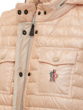 MONCLER GRENOBLE - Gilet Guimane with Stand Collar and Horizontal Quilting - Pink - LIDIASHOPPING® - Official Website