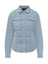 MONCLER GRENOBLE - Nangy Jacket with Classic Collar and Flap Pockets - Blue - LIDIASHOPPING® - Official Website