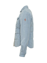 MONCLER GRENOBLE - Nangy Jacket with Classic Collar and Flap Pockets - Blue - LIDIASHOPPING® - Official Website