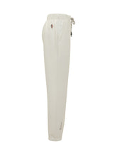 MONCLER GRENOBLE - Pantalone con Vita Elasticizzata e Coulisse - Bianco - LIDIASHOPPING® - Official Website