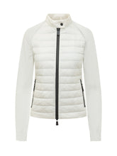 MONCLER GRENOBLE - Cardigan con Inserti Trapuntati e Zip - Bianco - LIDIASHOPPING® - Official Website