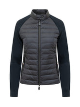 MONCLER GRENOBLE - Cardigan con Inserti Trapuntati e Zip - Blu - LIDIASHOPPING® - Official Website