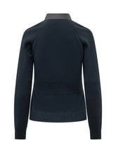 MONCLER GRENOBLE - Cardigan con Inserti Trapuntati e Zip - Blu - LIDIASHOPPING® - Official Website