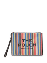 MARC JACOBS - The Large Pouch Striped Bag with Front Logo - Multicolor | Lidia Shopping ® | Official Website