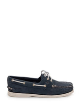 SPERRY TOP SIDER - Nubuck Loafers - Blue - LIDIASHOPPING® - Official Website