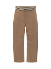 MORDECAI - Trousers with Belt and Shaped Pockets - Beige - LIDIASHOPPING® - Official Website