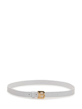 BALMAIN KIDS - Logo Buckle Belt - White - LIDIASHOPPING® - Official Website