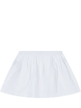 BALMAIN KIDS - Jersey Skirt with Decorative Buttons - White - LIDIASHOPPING® - Official Website