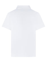 BALMAIN KIDS - Polo con Logo Applicato e Colletto Classico - Bianco - LIDIASHOPPING® - Official Website