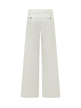 NINE:INTHE:MORNING - Pantalone Nadia Chino Palazzo - Bianco - LIDIASHOPPING® - Official Website
