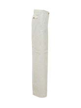 NINE:INTHE:MORNING - Pantalone Nadia Chino Palazzo - Bianco - LIDIASHOPPING® - Official Website