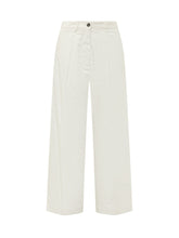 NINE:INTHE:MORNING - Culotte Rubino con Gamba Ampia - Bianco - LIDIASHOPPING® - Official Website