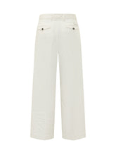 NINE:INTHE:MORNING - Culotte Rubino con Gamba Ampia - Bianco - LIDIASHOPPING® - Official Website