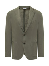 BOGLIOLI - Single Breasted Jacket with Pockets - Green - LIDIASHOPPING® - Official Website