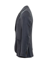 BOGLIOLI - Single Breasted Jacket with Pockets - Blue - LIDIASHOPPING® - Official Website