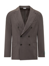 BOGLIOLI - Double Breasted Jacket with Patch Pockets - Grey - LIDIASHOPPING® - Official Website