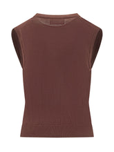 ALPHA STUDIO - Sleeveless Buttoned Cardigan - Red - LIDIASHOPPING® - Official Website