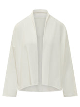 ALPHA STUDIO - Open Long Sleeve Cardigan - White - LIDIASHOPPING® - Official Website
