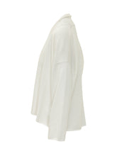 ALPHA STUDIO - Open Long Sleeve Cardigan - White - LIDIASHOPPING® - Official Website