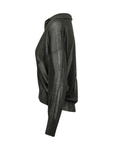 ALPHA STUDIO - Knit Polo Long Sleeve - Black - LIDIASHOPPING® - Official Website