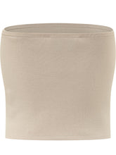 ALPHA STUDIO - Bandeau Knit Top - Beige - LIDIASHOPPING® - Official Website