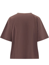 ALPHA STUDIO - T-shirt con Maniche Corte - Marrone - LIDIASHOPPING® - Official Website