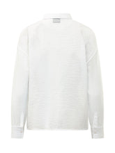 ALPHA STUDIO - Long Sleeve Shirt with Classic Collar - White - LIDIASHOPPING® - Official Website
