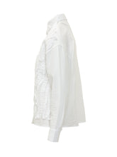 ALPHA STUDIO - Long Sleeve Shirt with Classic Collar - White - LIDIASHOPPING® - Official Website
