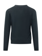 KNIT DE MONSIEUR - Cardigan Scollo a V con Bottoni - Blu - LIDIASHOPPING® - Official Website