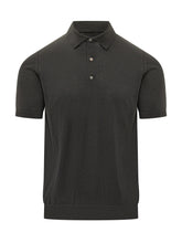 KNIT DE MONSIEUR - Polo Maniche Corte Linea Regolare - Nero - LIDIASHOPPING® - Official Website