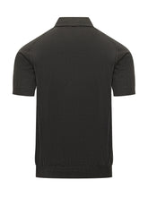 KNIT DE MONSIEUR - Polo Maniche Corte Linea Regolare - Nero - LIDIASHOPPING® - Official Website