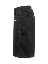 GCDS - Logo Piping Shorts - Black - LIDIASHOPPING® - Official Website