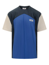 GCDS - T-shirt with Logo - Blue - LIDIASHOPPING® - Official Website
