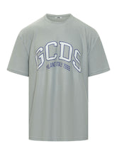 GCDS - T-shirt with Front Logo - Blue - LIDIASHOPPING® - Official Website