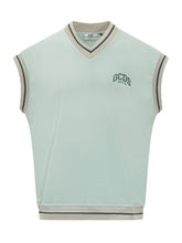 GCDS - Sleeveless Top with Logo - Blue - LIDIASHOPPING® - Official Website