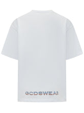 GCDS - T-Shirt Bulletproof con Stampa Frontale - Bianco - LIDIASHOPPING® - Official Website
