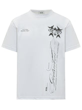 GCDS - T-Shirt History con Stampa Grafica - Bianco | Lidia Shopping | Official Website