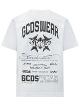 GCDS - T-Shirt History con Stampa Grafica - Bianco | Lidia Shopping | Official Website