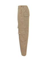 GCDS - Cargo Trousers with Patch Pockets - Beige - LIDIASHOPPING® - Official Website