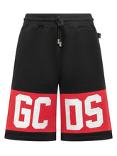 GCDS - Logo Sweatshorts - Black - LIDIASHOPPING® - Official Website