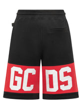 GCDS - Logo Sweatshorts - Black - LIDIASHOPPING® - Official Website