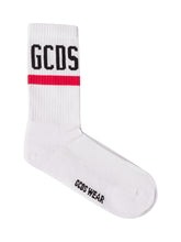 GCDS - Logo Socks - White - LIDIASHOPPING® - Official Website