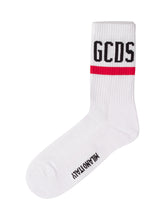 GCDS - Logo Socks - White - LIDIASHOPPING® - Official Website
