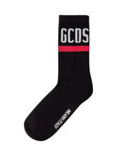 GCDS - Logo Socks - Black - LIDIASHOPPING® - Official Website