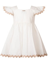 TWIN-SET - Abito con Spalle Scoperte e Profili Ondulati - Bianco - LIDIASHOPPING® - Official Website