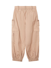 TWIN-SET - Pantaloni Cargo con Tasche Applicate - Beige - LIDIASHOPPING® - Official Website
