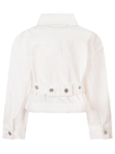 TWIN-SET - Giacca Cropped con Tasche - Bianco - LIDIASHOPPING® - Official Website