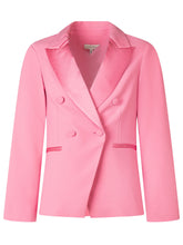 TWIN-SET - Double Breasted Blazer with Lapels - Pink - LIDIASHOPPING® - Official Website
